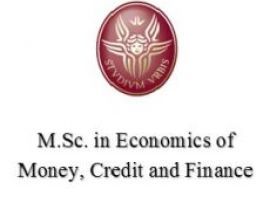 Economics of Money, Credit and Finance - Master Sapienza in lingua Inglese