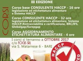 CORSI CONSULENTE HACCP