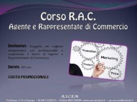 CORSO R.A.C. - AGENTE E RAPPRESENTANTE DI COMMERCIO