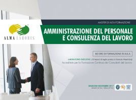 Master in Amministrazione del Personale e Consulenza del Lavoro