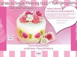 Corso di Sugar Painting CAKE - FIORI Decorative con Marilu Giare da CAKE Academy