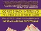 Corso snack, realizzazione snack caldi & freddi, u 