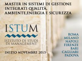 Master in Sistemi di Gestione Integrati Qualità, Ambiente, Energia e Sicurezza Riconosciuto AICQ