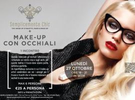 Workshop di make up a Torino - Make-Up con Occhiali con Apericena